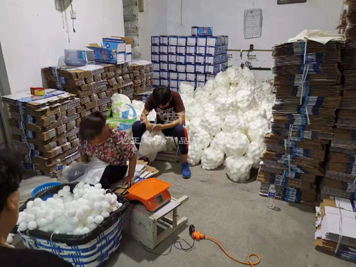 纖維球?yàn)V料分裝